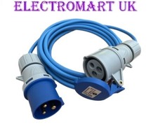 CARAVAN MOTORHOME CAMP SITE HEAVY DUTY 16A 240V MAINS HOOK UP CABLE LEAD UK MADE