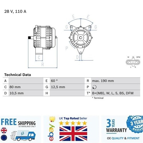 Brand new alternator - brand,