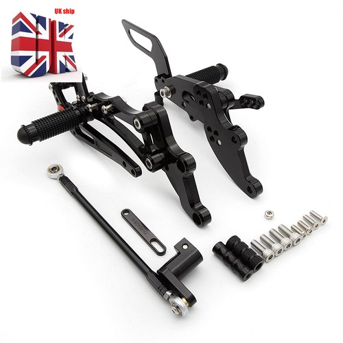 Cnc black footpegs rearset - footpegs,