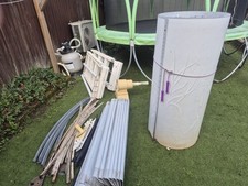 15 Feet Round Steel Frame Swimming Pool NO LINER Above Ground Pools