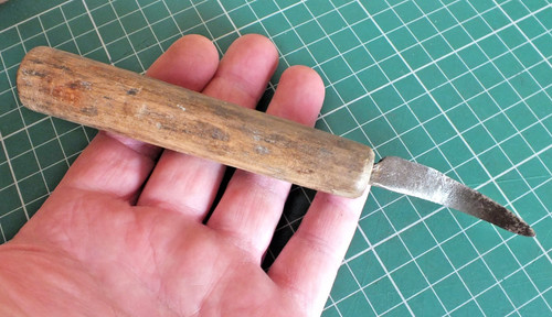 Antique leather makers skiving - antique,