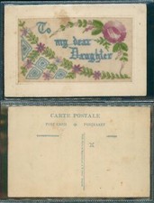 WW1 French Silk Postcard To my