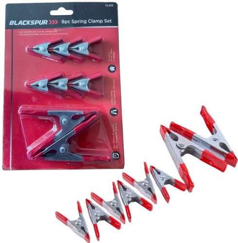 Spring clamp set metal - 8x,