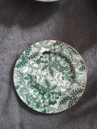 Vintage spode green - vintage, grapes"