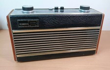 Vintage Roberts Rambler Portable Radio Black & Wood – LW MW Bands