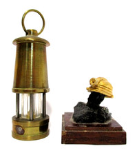 Brass Miniature Miners Lamp