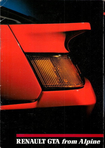 Renault alpine gta 1988 1989 - alpine,