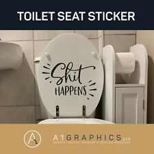 SH*T HAPPENS funny vinyl