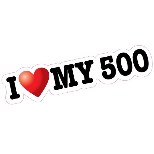 Love heart 500 - i, my