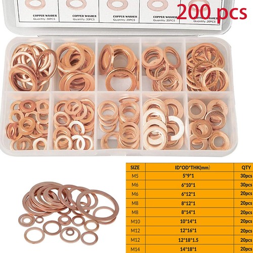 Car engine crush washers - car,