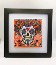Framed Orange Talavera 10 cm