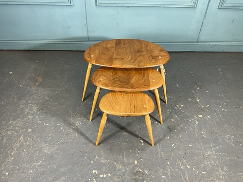 Ercol pebbles nest tables - pebbles,