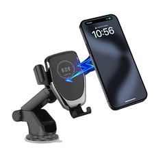 UK Wireless Fast Car Charger Phone Holder For Samsung S25 Ultra S24 iPhone 17 16