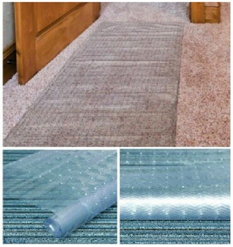 Vinyl plastic carpet protector - plastic,