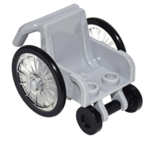 Lego city wheelchair - wheelchair, (hospital
