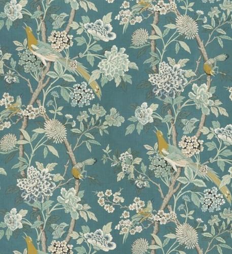 Baker curtain fabric - gp,