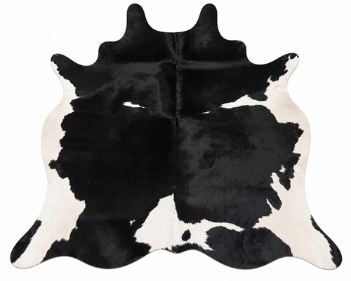 Natural cowhide rug genuine - cowhide,