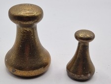 2 AVERY Brass Capstan Weights