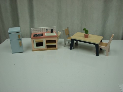 Toy van doll house kitchen - van,