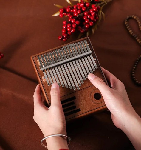 Retro key kalimba thumb - 17-key,