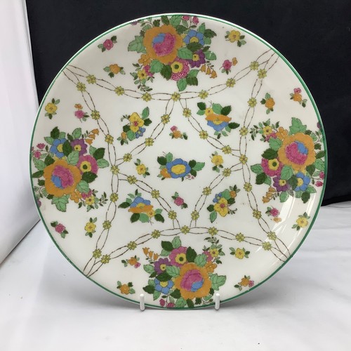 Royal doulton art deco plate - art,