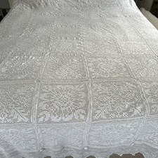 Antique Crochet Lace Bedspread