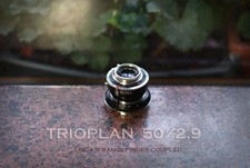 LEICA M RANGEFINDER-COUPLED MEYER OPTIC TRIOPLAN f/2,9 50mm Red V CUSTOM LENS