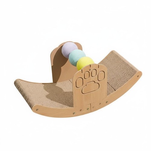 Cat scratching rocking chair - rocking,