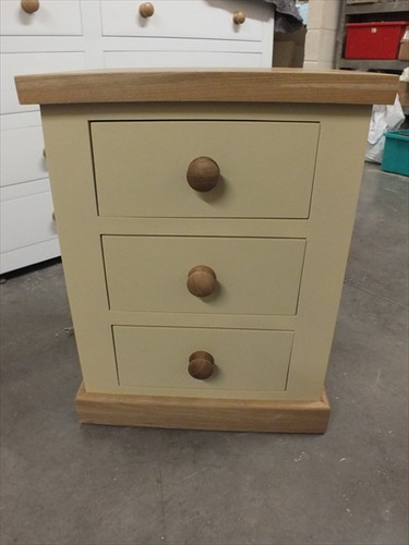 Buckingham painted bedside - painted,