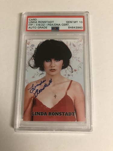 Autographed linda ronstadt - linda,