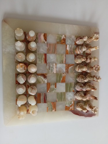 Vintage marble chess - vintage,