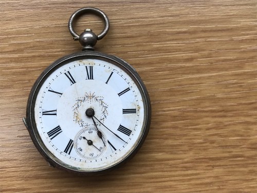 Fine engraved silver - old, key