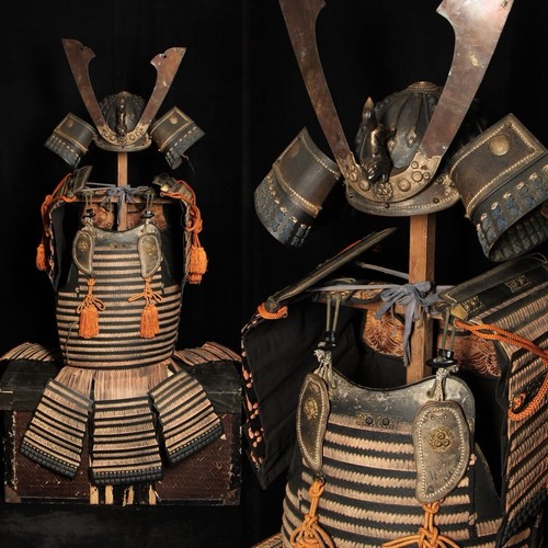 Samurai armor suit - dou, kabuto