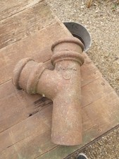 Cast Iron Y branch Junction 45° Gutter Down Pipe 2 1/2 Pipe