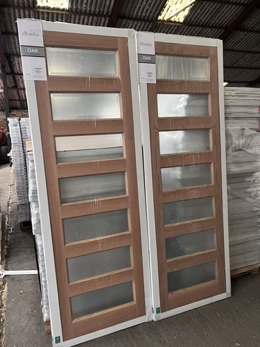 Biarritz oak glazed - oak, bevelled