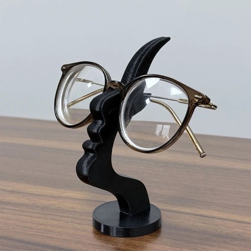 Eyeglass holder stand face - eyeglass,