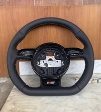 Sterzo Volante Piatto Tagliato S-Line Nuovo Audi A3 8v Q3 8u Q2 A5 A4 Dal 2012