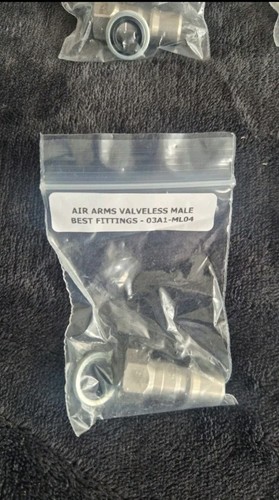 Air arms valveless male - air,