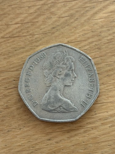 1969 old large - fifty, pence