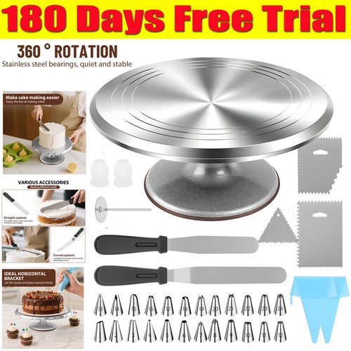 Kitchen rotating cake stand - cake,