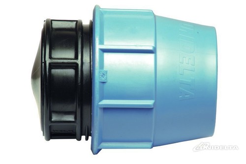End cap compression - end,