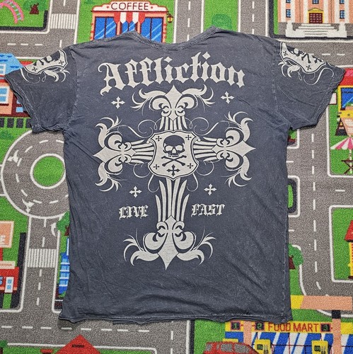 Y2k affliction cross skull - y2k, cross+skull
