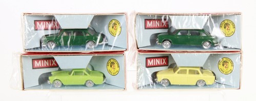 Triang minix cars - minix, 4x