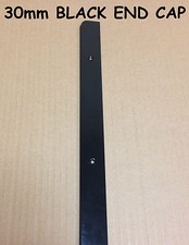 Kitchen Worktop Edging Trim BLACK END CAP 30mm with screws *BRAND NEW* *CHEAP*
