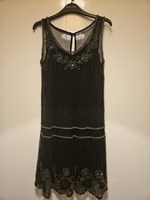 Black Beaded 1920s Flapper