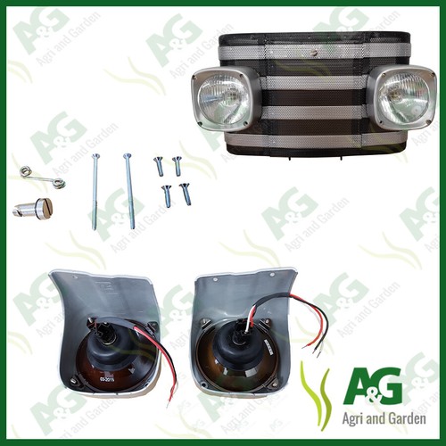 Front grill kit - grill, headlamps