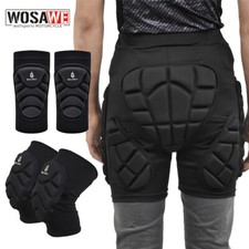Skiing Hip Protective Impact Shorts MTB Cycling Knee Pads Elbow Brace Bike Rides