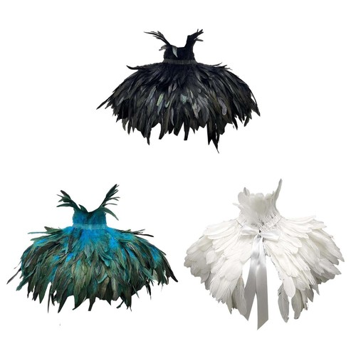 Gothic artificial feather - gothic,