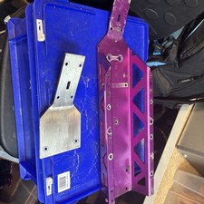 Baja Buggy Main Chassis - Grey (1pc) for 1/5th Scale, HPI Baja 5B, 5T,5SC,KM,RV