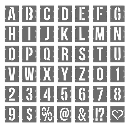Inch plastic large letter - 6,
